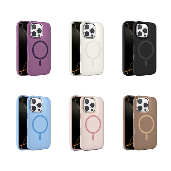 EP12 Macaron Magnetic Liquid silicone case - 图片 3