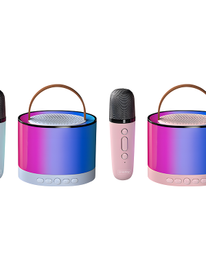 AE04 Multi-colour light LED Blue tooth speaker with Microphone