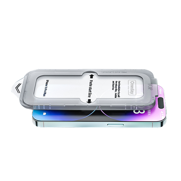 AT03 HD Dust-proof install box Tempered glass protector for IP15 series - 图片 3