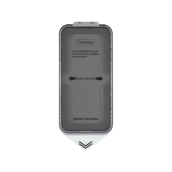 AT04 Anti - spy Dust-proof install box Tempered glass protector for IP15 series - 图片 2