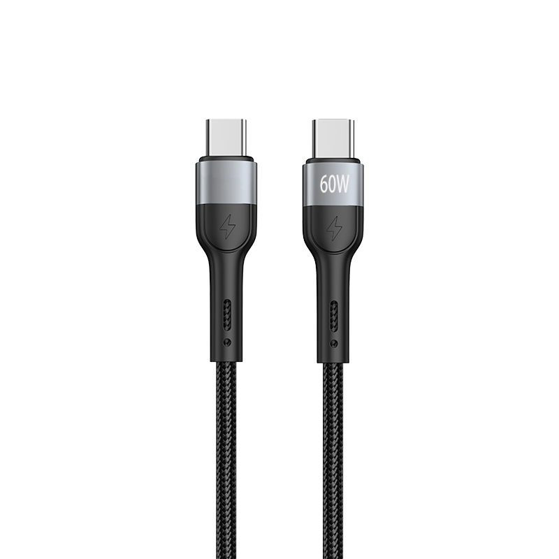 DA01 60W T-ypec to T-ypec 100cm aluminum & braid  fast charging data cable