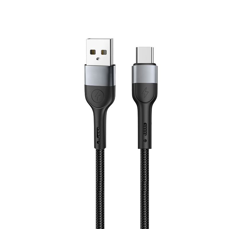 DA01 USB to T-ypec 100cm aluminum & braid charging data cable