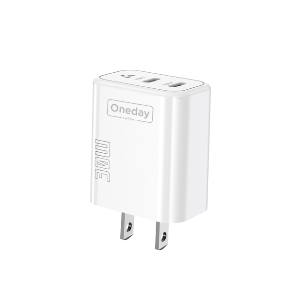 DC01 30W USB + TYPEC dual port GaN Charger US PLUG - 图片 2