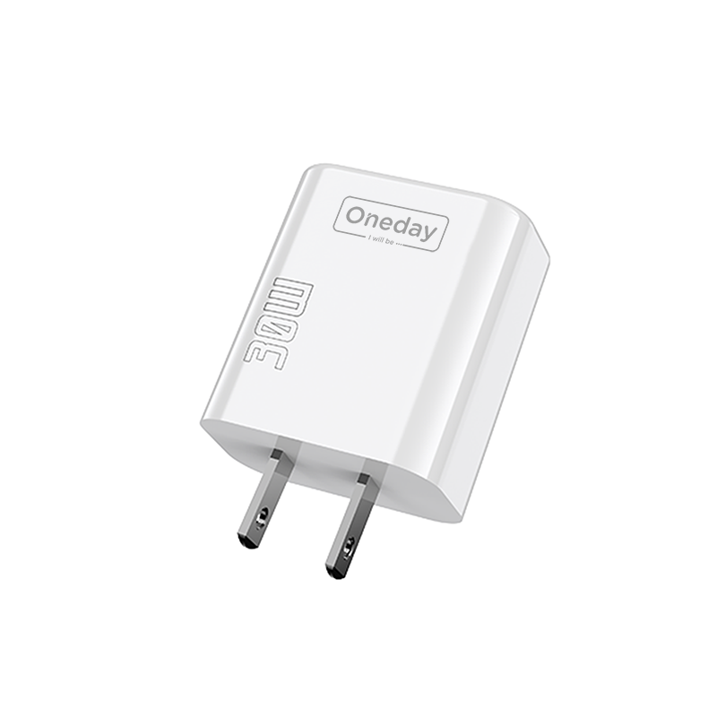 DC01 30W USB + TYPEC dual port GaN Charger US PLUG