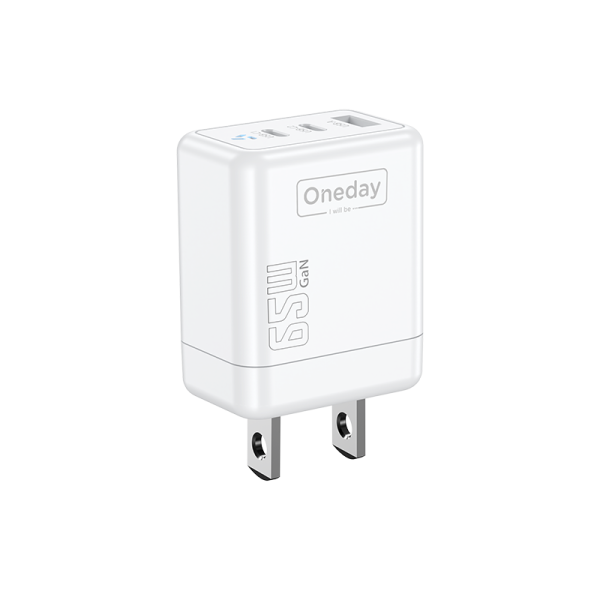 DC03 65W USB + T-ypec + T-ypec three port GaN Charger
