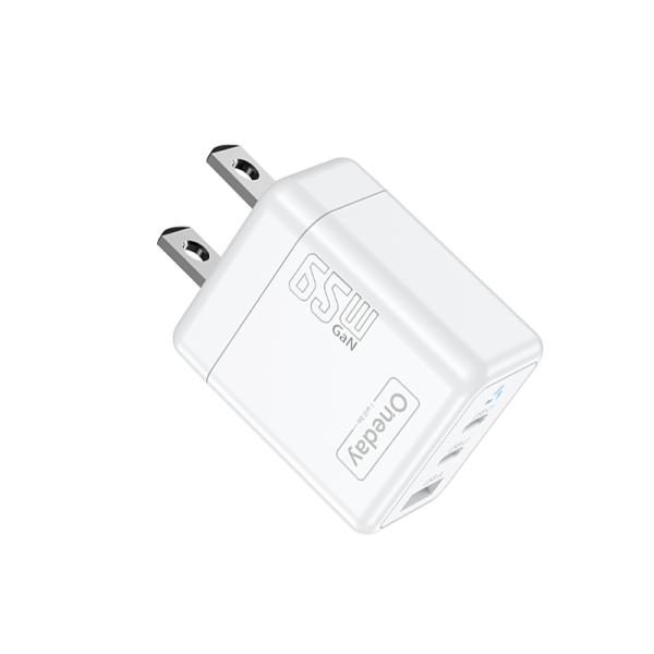 DC03 65W USB + T-ypec + T-ypec three port GaN Charger - 图片 2