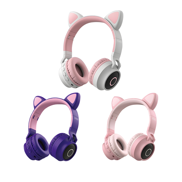 DE01 Lovely blue tooth headphone