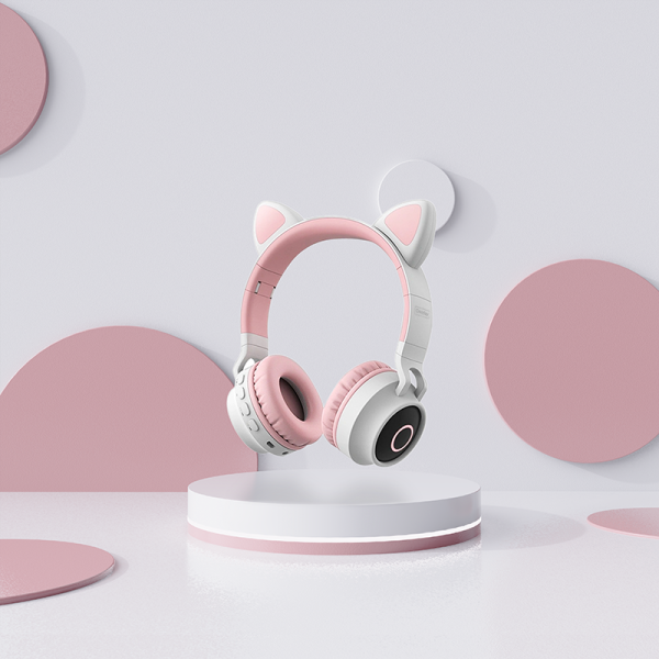 DE01 Lovely blue tooth headphone - 图片 4
