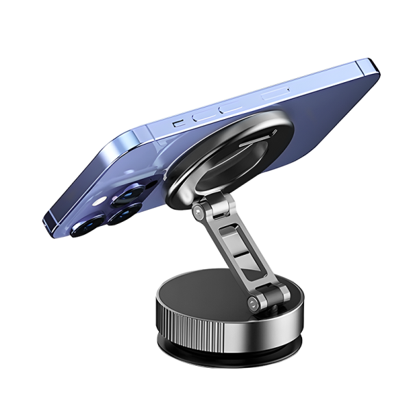DH06 Aluminum suction adjustable magnetic car holder For glass in car - 图片 2