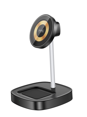 DQ01 The machine eye desk stand 2 IN 1 wireless charger