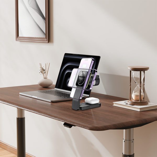 DQ06 15W 3 IN 1 Stand Wireless charger - 图片 4