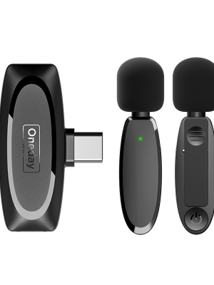 DU09 1 for 2 T-ypec  wireless Microphone