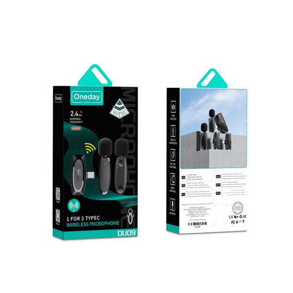 DU09 1 for 2 T-ypec  wireless Microphone - 图片 5