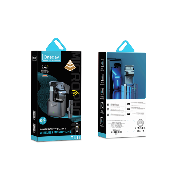 DU11 Power box T-ypec 2 in 1  Wireless microphone - 图片 5