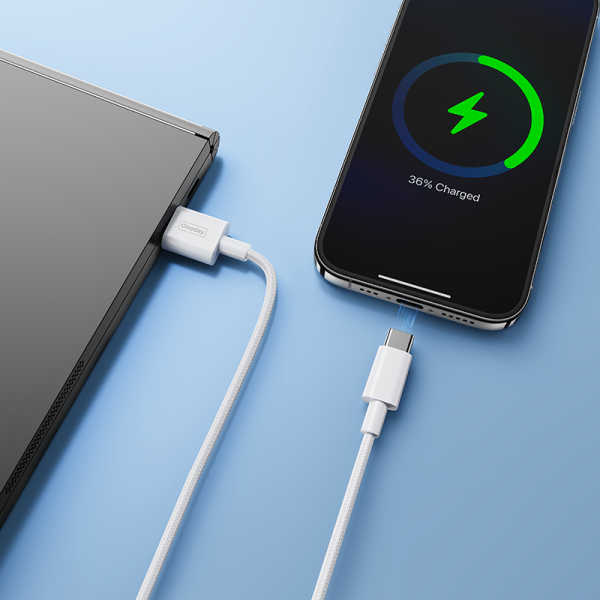 EA03 30W USB to T-ypec 120cm braid charging data cable - 图片 4