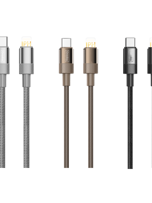 EA05 30W T-ypec to IPH 100cm braid fast charging data cable