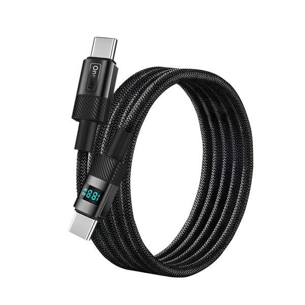 EA06 60W T-ypec to T-ypec 100cm braid fast charging data cable - 图片 3
