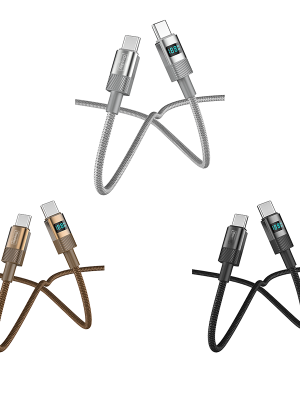EA06 60W T-ypec to T-ypec 100cm braid fast charging data cable