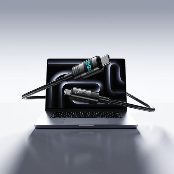 EA06 60W T-ypec to T-ypec 100cm braid fast charging data cable - 图片 4