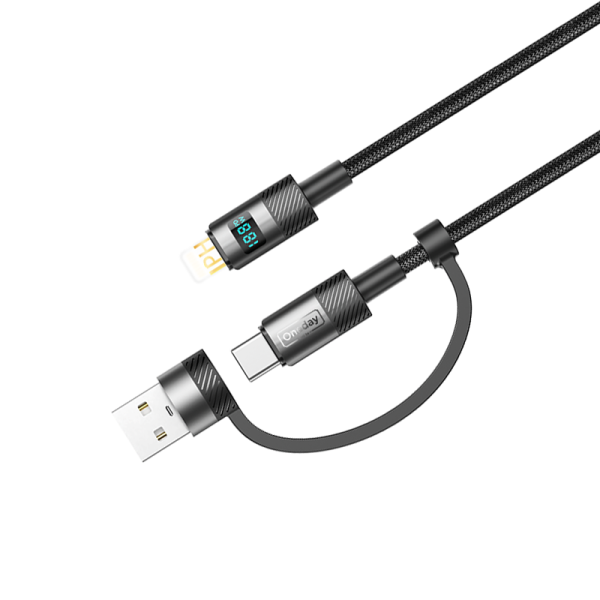 EA07 Max 30W 2 in 1  Digital fast charging cable - 图片 2