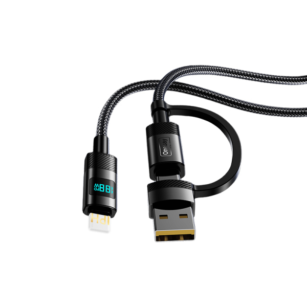 EA07 Max 30W 2 in 1  Digital fast charging cable - 图片 3