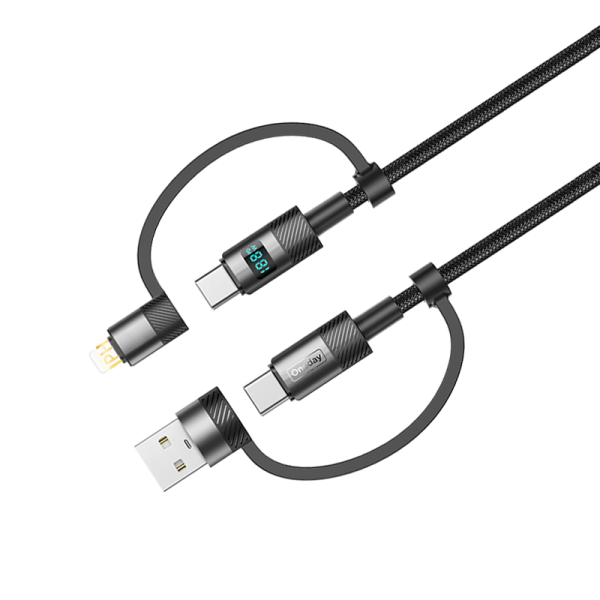 EA08 Max 60W 4 in1 Digital fast charging cable - 图片 2