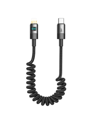 EA09 30W T-ypec to IPH 100cm braid fast charging data cable
