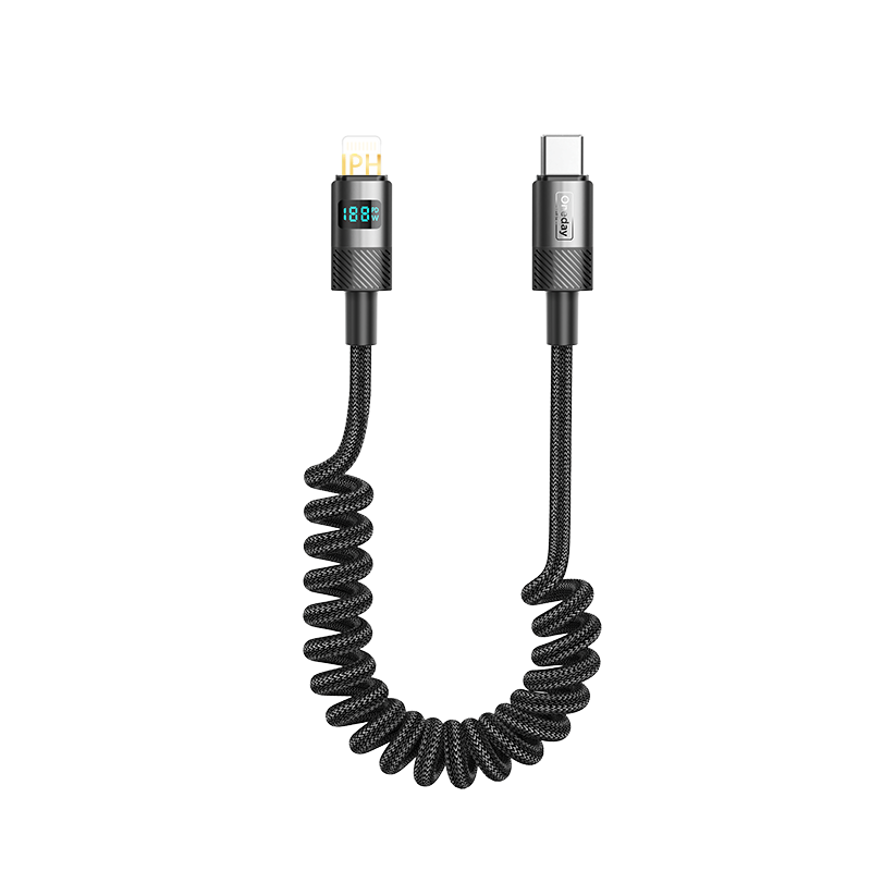 EA09 30W T-ypec to IPH 100cm braid fast charging data cable