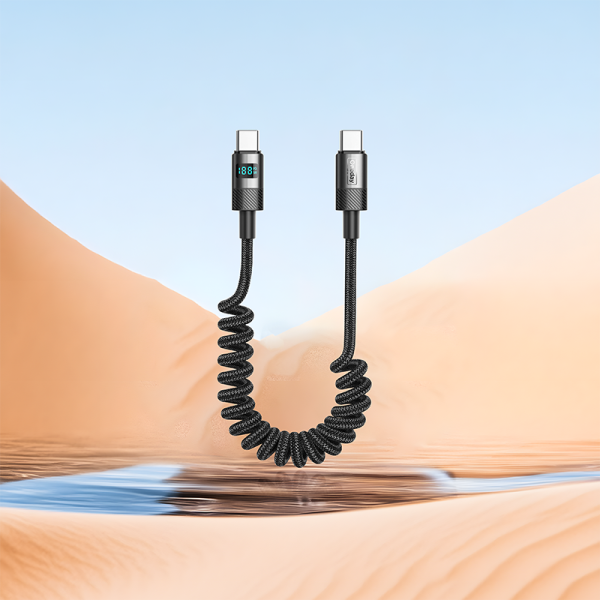 EA09 60W T-ypec to T-ypec 100cm braid fast charging data cable - 图片 4