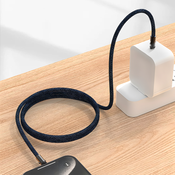 EA10 30W T-ypec to IPH Phone strap 100cm braid fast charging data cable - 图片 4