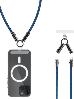 EA10 60W T-ypec to T-ypec Phone strap 100cm braid fast charging data cable