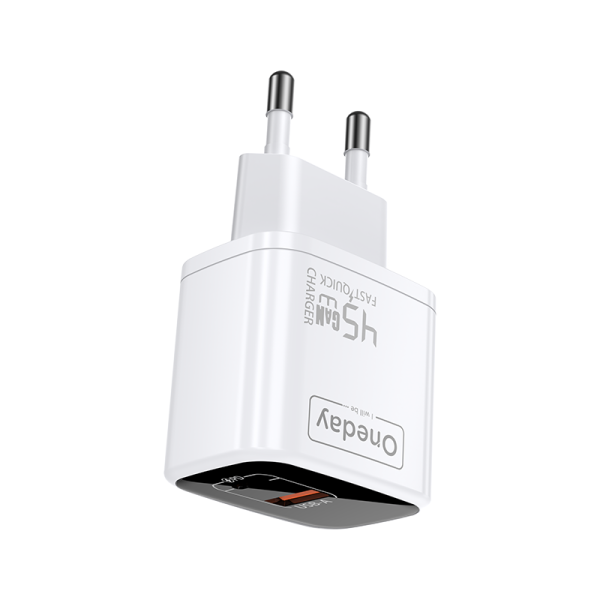 EC03 45W USB + T-ypec dual port GaN Charger EU PLUG - 图片 3
