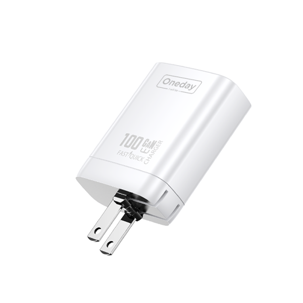 EC05 100W USB + T-ypec + T-ypec three port GaN Charger