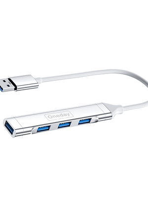 EDA01 USB to USB2.0 + USB2.0 + USB3.0 Aluminum HUB