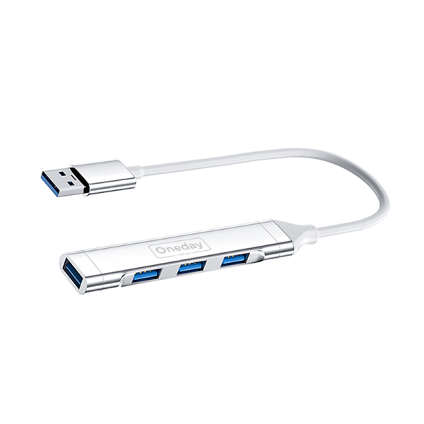 EDA01 USB to USB2.0 + USB2.0 + USB3.0 Aluminum HUB
