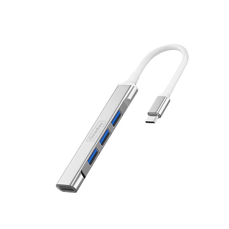 EDA02 T-ypec to USB2.0 + USB2.0 + USB3.0 Aluminum HUB