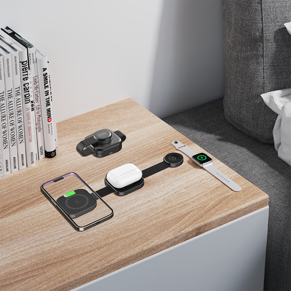 EQ03 Foldable unique 3 IN 1 wireless charger - 图片 4