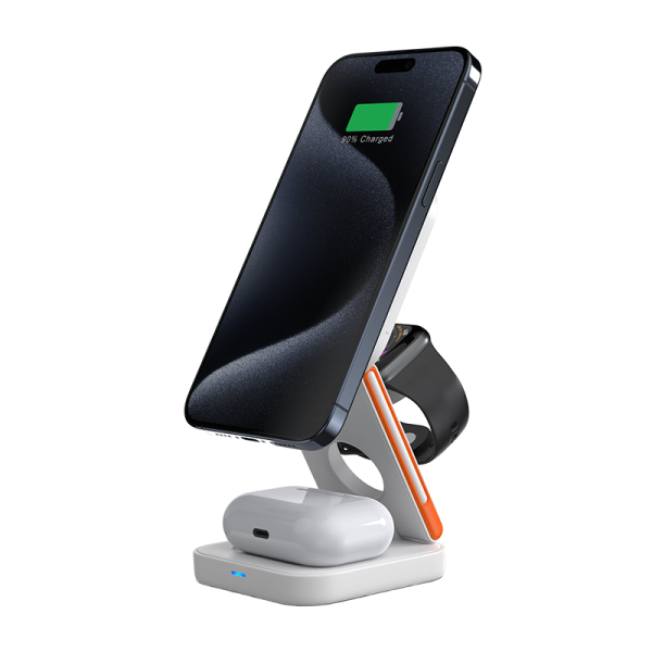 EQ04 15W 3 IN 1 Foldable Wireless charger - 图片 2