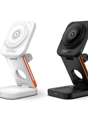EQ04 15W 3 IN 1 Foldable Wireless charger