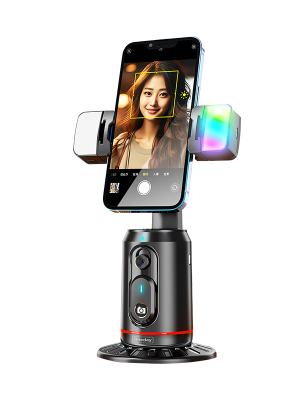 EU01 PLUS Intelligent selfiebase with muti-colour light LED