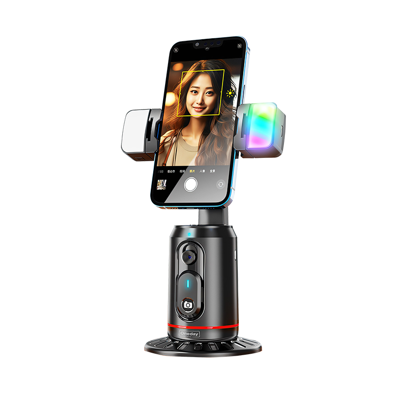 EU01 PLUS Intelligent selfiebase with muti-colour light LED