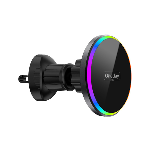 EW02 Magnetic RGB wireless car charger For outlet in car - 图片 2