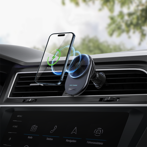 EW04 Magnetic Mobile fast charging car holder For outlet in car - 图片 3