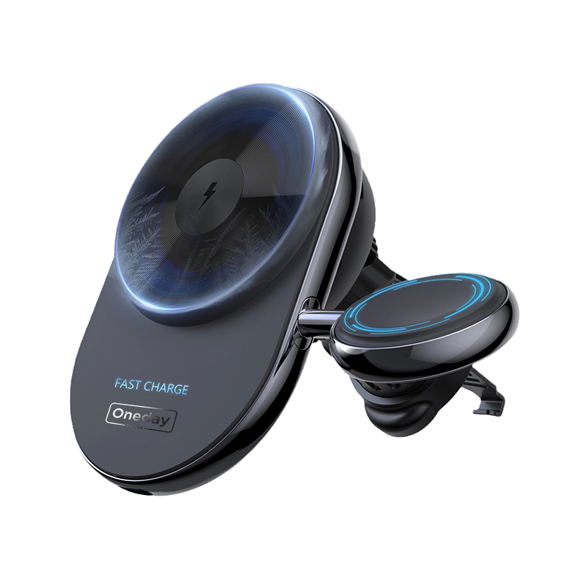 EW04 PRO Magnetic Mobile & watch fast charging car holder For outlet in car