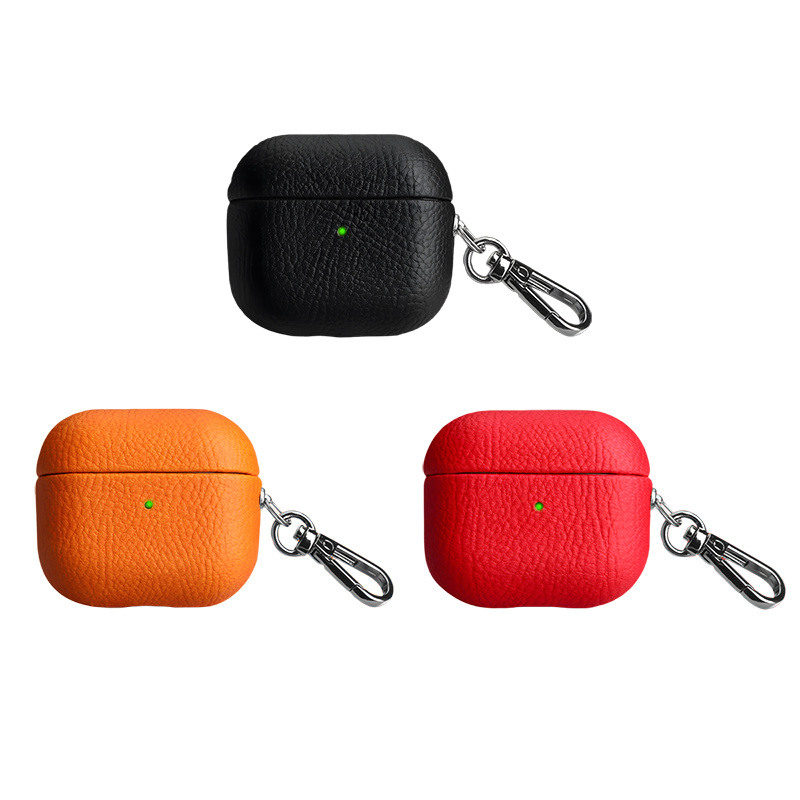 IP05 Lychee patterned PU leather case for Air  pod