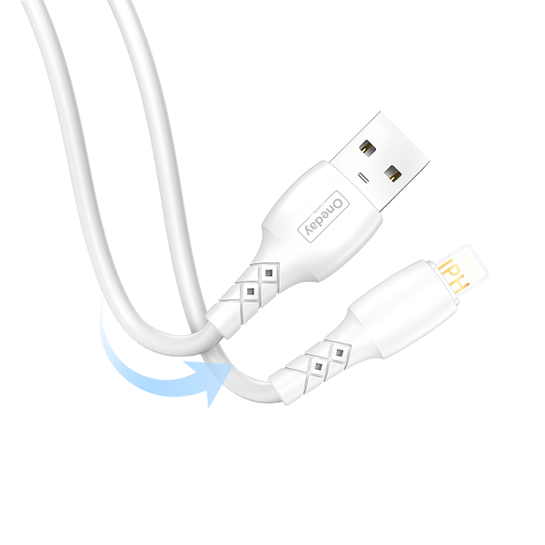 NA02 USB to IPH 200cm TPE charging data cable - 图片 3