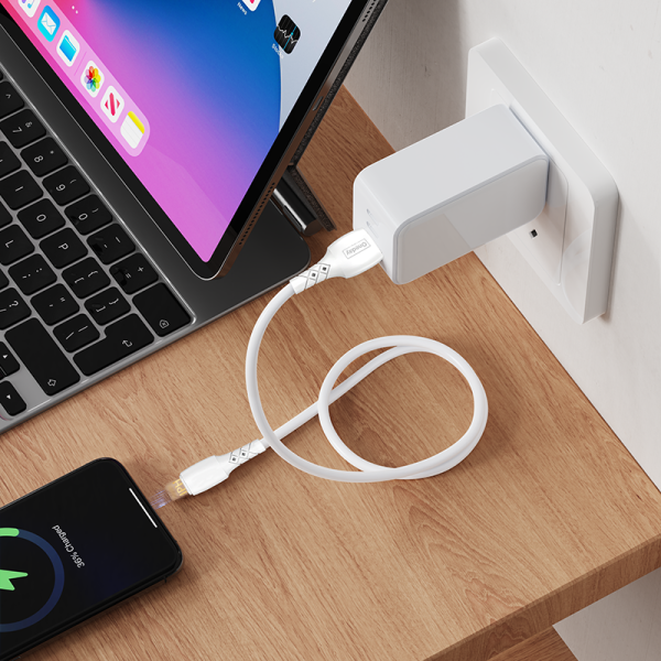 NA02 USB to IPH 200cm TPE charging data cable - 图片 4