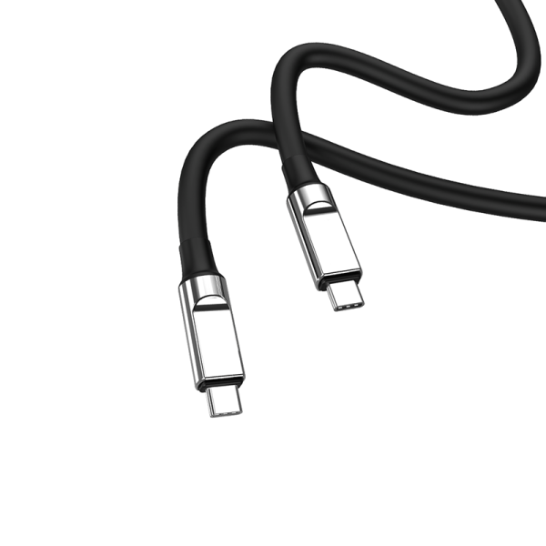 NA03 60W T-ypec to T-ypec 100cm silicone charging data cable - 图片 2