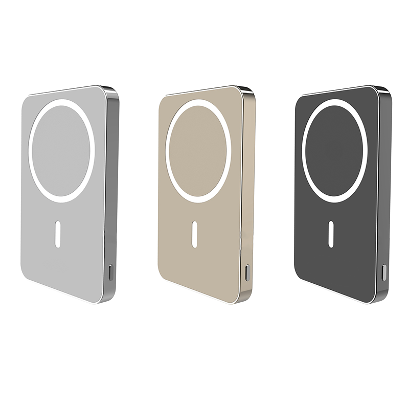 NB05 Ethan QI-15W & PD-20W 5000mah magnetic alluminum Fast charging wireless power bank