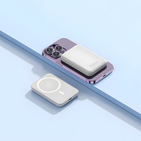 NB05 PRO Ethan QI-15W & PD-20W 10000mah magnetic alluminum Fast charging wireless power bank - 图片 4